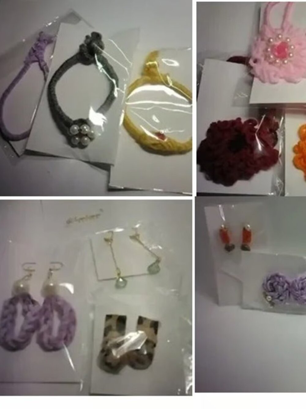 Earrings, necklaces, and bracelets 12 pcs